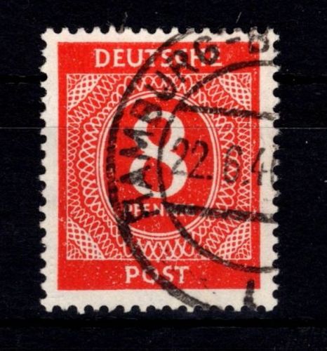 Alliierte Besetzung 917 a gestempelt signiert Hohmann #DBB89