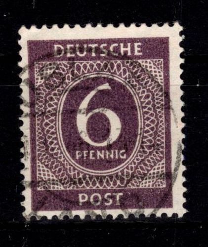 Alliierte Besetzung 916 c gestempelt Farbprüfung Arge #DBB90