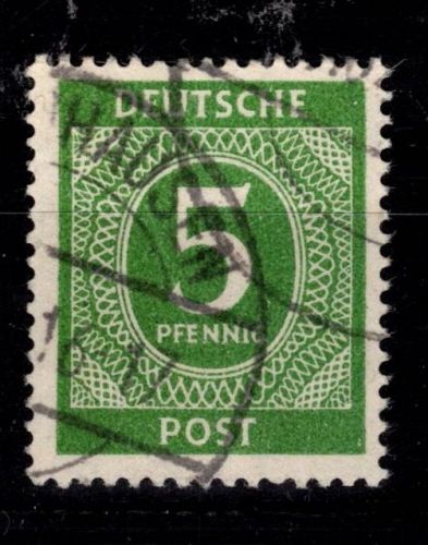 Alliierte Besetzung 915 a gestempelt Farbprüfung Arge #DBB94