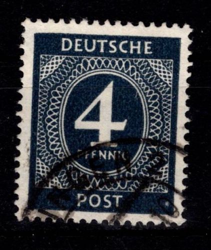 Alliierte Besetzung 914 a gestempelt signiert Hohmann #DBB97