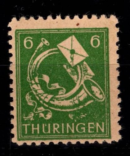 SBZ 95 A X dv PF XI postfrisch Plattenfehler XI, geprüft Jasch BPP #DBD39