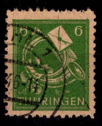 SBZ 95 A X dv gestempelt