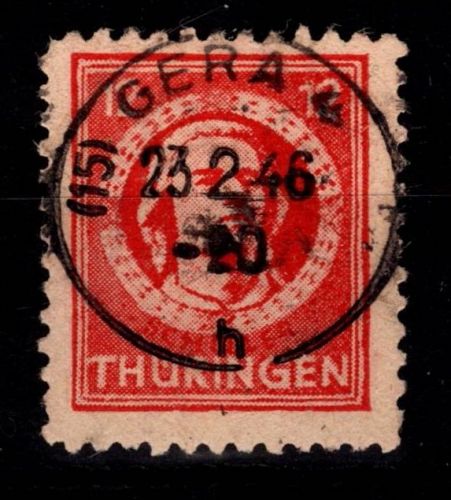 SBZ 97 A Y bz 1 gestempelt geprüft Ströh BPP #DBE33