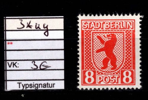 SBZ 3 A uy postfrisch