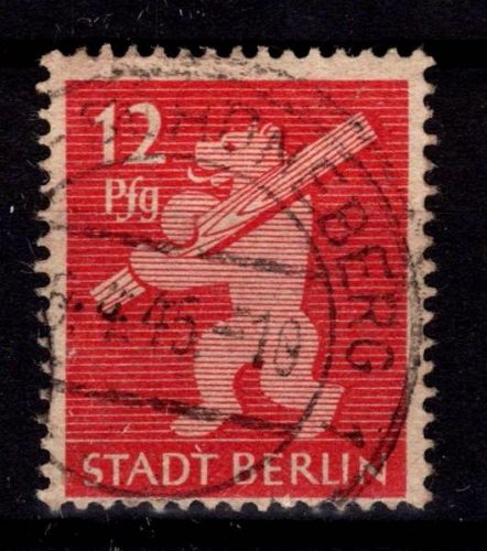 SBZ 5 AA waz gestempelt Typensignatur #DBF43