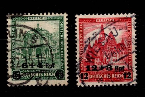 Deutsches Reich 463-464 gestempelt