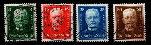 Deutsches Reich 403-406 gestempelt