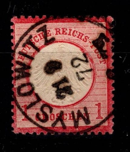 Deutsches Reich 4 gestempelt K 1 Myslowitz #DBC29