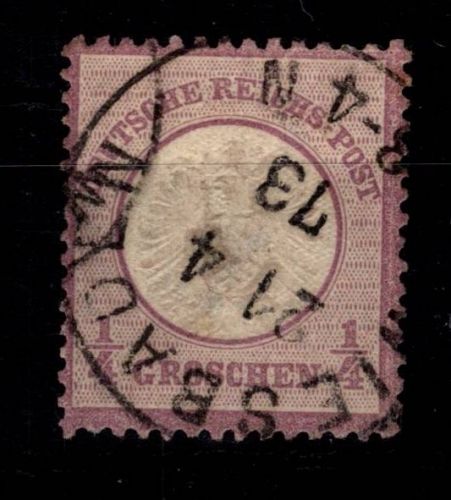 Deutsches Reich 17 gestempelt