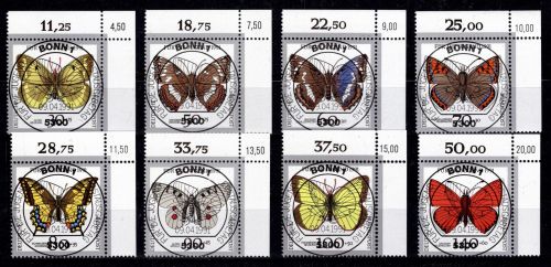 BRD Bund 1512-1519 KBWZ gestempelt komplett Satz mit KBWZ #DBG39