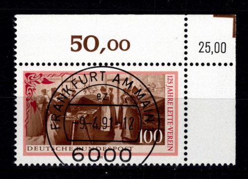 BRD Bund 1521 gestempelt KBWZ, Vollstempel, Originalgummi #DBG40