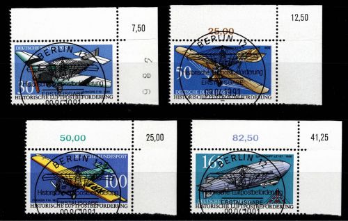 BRD Bund 1522-1525 gestempelt KBWZ, Vollstempel, Originalgummi, gefaltet #DBG47