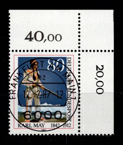 BRD Bund 1314 gestempelt KBWZ, Vollstempel #DBG68