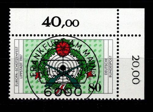 BRD Bund 1330 gestempelt KBWZ, Vollstempel #DBG70