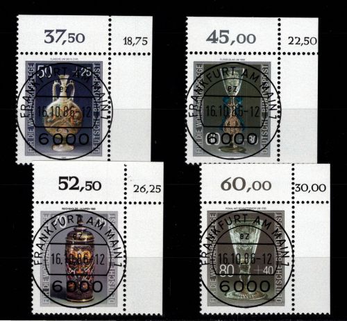 BRD Bund 1295-1298 gestempelt KBWZ, Vollstempel #DBG72