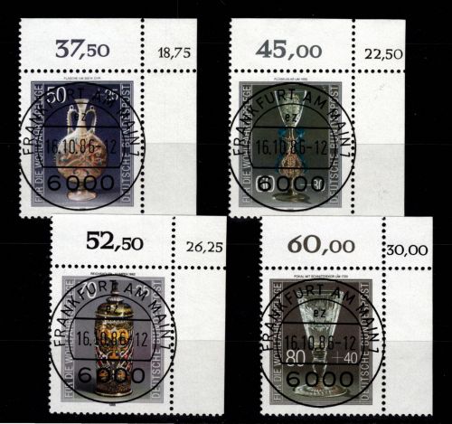 BRD Bund 1295-1298 gestempelt KBWZ, Vollstempel #DBG73
