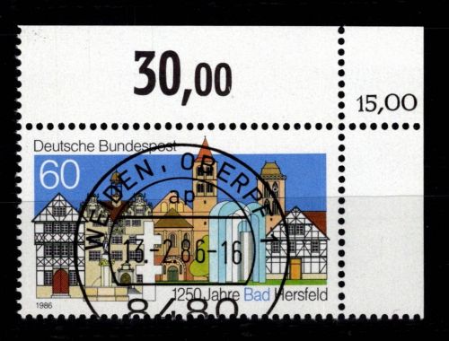 BRD Bund 1271 gestempelt KBWZ, Vollstempel #DBG76