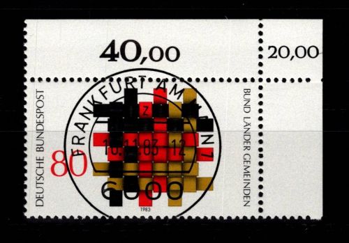 BRD Bund 1194 gestempelt KBWZ, Vollstempel #DBG83