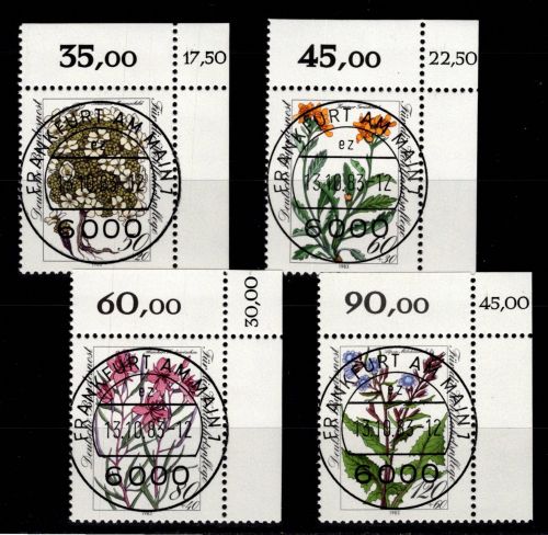 BRD Bund 1188-1191 gestempelt KBWZ, Vollstempel #DBG84