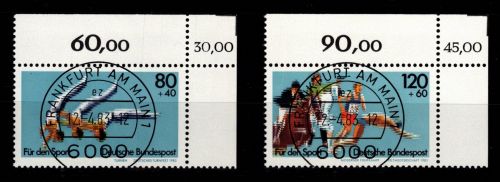 BRD Bund 1172-1173 gestempelt KBWZ, Vollstempel #DBG85