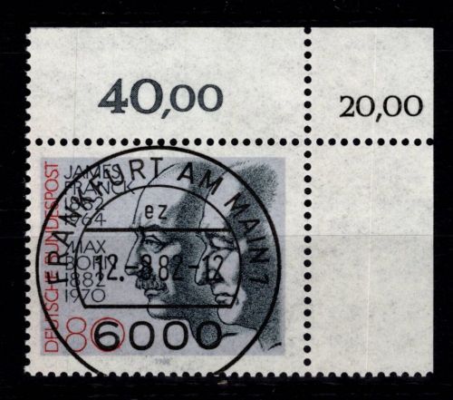 BRD Bund 1147 gestempelt KBWZ, Vollstempel #DBG89