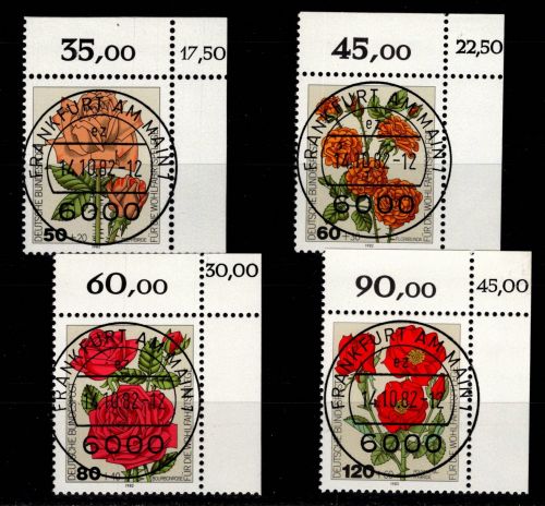 BRD Bund 1150-1153 gestempelt KBWZ, Vollstempel #DBG92