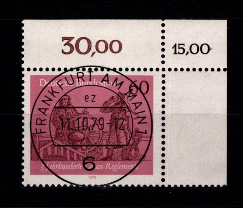 BRD Bund 1022 gestempelt KBWZ, Vollstempel #DBG94