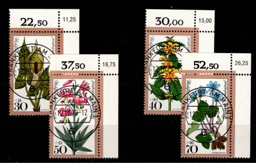 BRD Bund 982-985 gestempelt KBWZ, Vollstempel #DBG96