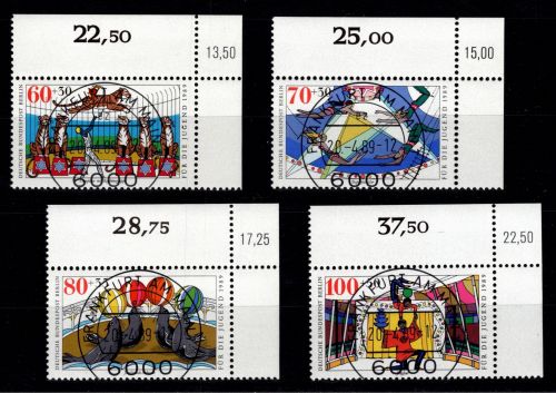 Berlin 838-841 gestempelt