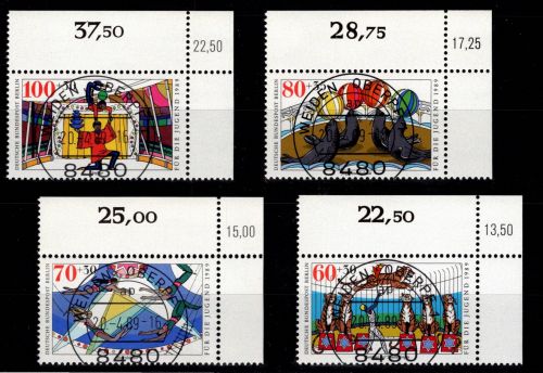 Berlin 838-841 gestempelt