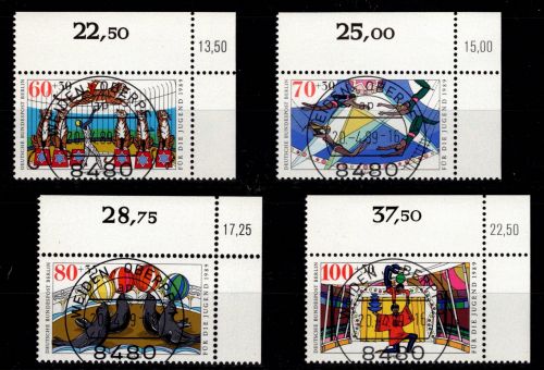 Berlin 838-841 gestempelt KBWZ, Vollstempel #DBH01