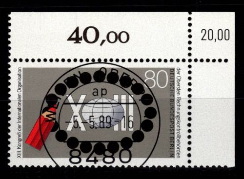 Berlin 843 gestempelt KBWZ, Vollstempel #DBH08