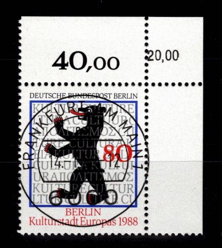 Berlin 800 gestempelt KBWZ, Vollstempel #DBH21