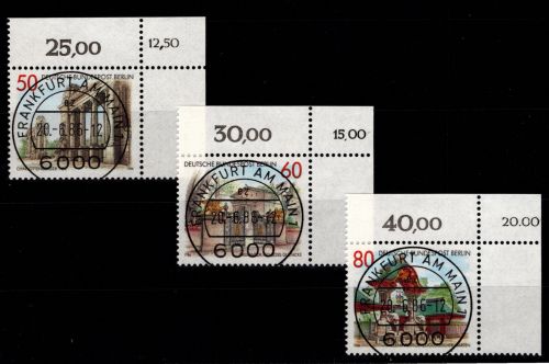 Berlin 761-763 gestempelt KBWZ, Vollstempel #DBH23