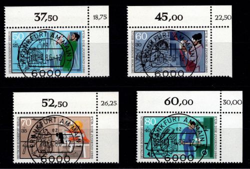 Berlin 754-757 gestempelt KBWZ, Vollstempel #DBH24