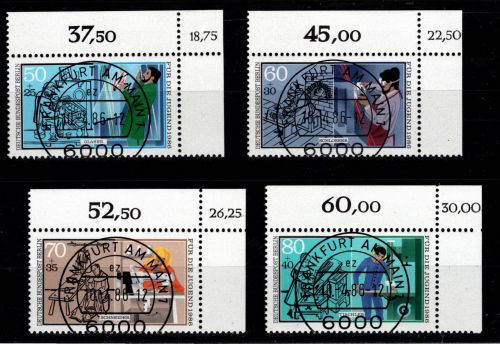 Berlin 754-757 gestempelt KBWZ, Vollstempel #DBH25