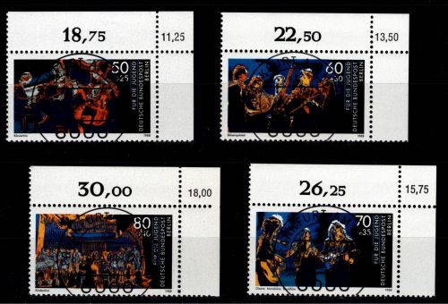 Berlin 807-810 gestempelt KBWZ, Vollstempel #DBH26