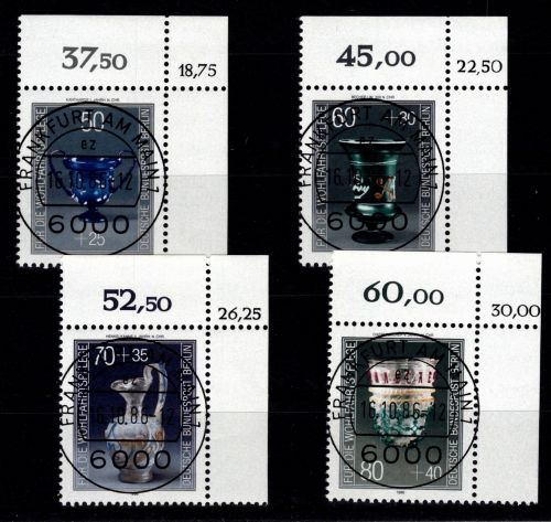 Berlin 765-768 gestempelt KBWZ, Vollstempel #DBH28