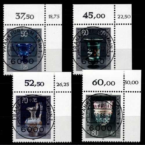 Berlin 765-768 gestempelt KBWZ, Vollstempel #DBH30