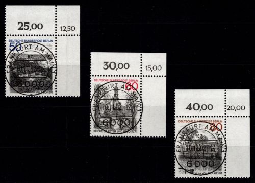 Berlin 685-687 gestempelt KBWZ, Vollstempel #DBH36