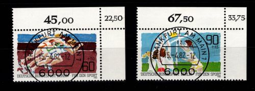 Berlin 664-665 gestempelt