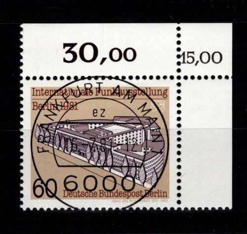 Berlin 649 gestempelt KBWZ, Vollstempel #DBH39