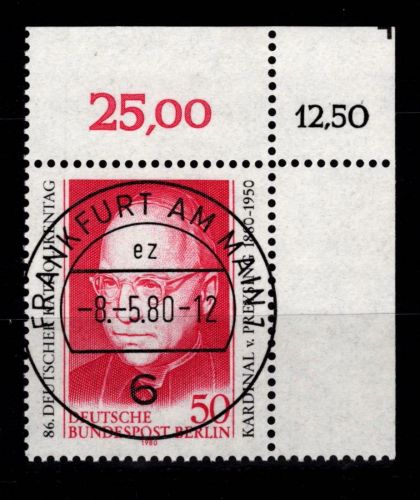 Berlin 624 gestempelt KBWZ, Vollstempel #DBH44