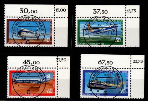 Berlin 617-620 gestempelt KBWZ, Vollstempel #DBH45