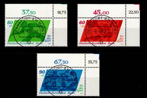 Berlin 621-623 gestempelt KBWZ, Vollstempel #DBH46