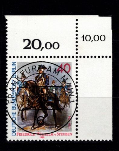 Berlin 628 gestempelt KBWZ, Vollstempel #DBH48