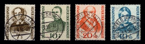 BRD Bund 222-225 gestempelt mit Vollstempel #DBH62