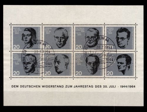 BRD Bund Block 3 gestempelt Erstagsstempel Berlin #DBI63