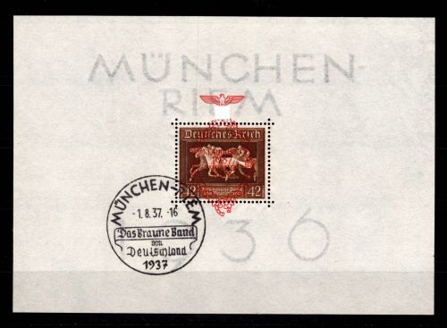 Deutsches Reich Block 10 gestempelt #DBI73