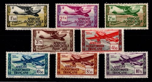 Französisch Aquatorial-Afrika 67-74 postfrisch #DBJ41